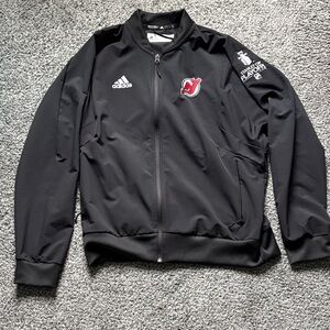 NJ Devils Stanley Cup 2023 lightweight adidas Jacket with devils logo never worn